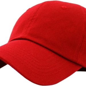 Classic Unisex Cotton Adjustable Low Crown Baseball Cap – Plain Dad Hat