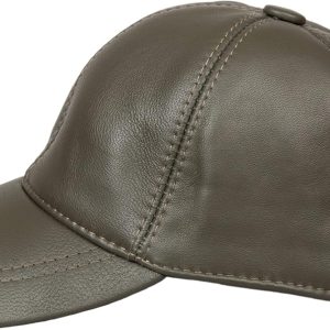 Genuine Leather Unisex Baseball Cap